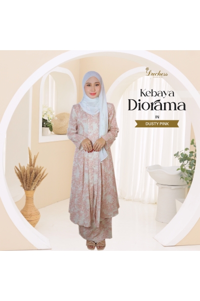 KEBAYA DIORAMA - DUSTY PINK